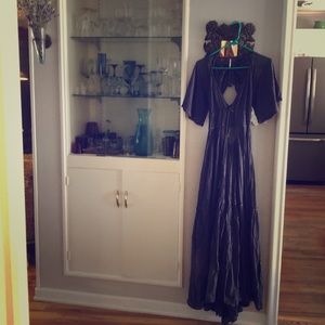 Free people backless gauze maxi dress
